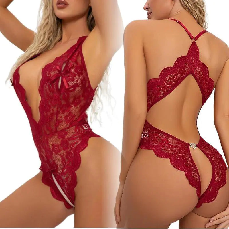 New Lace Lingerie with Open Crotch Design including Plus Sizes